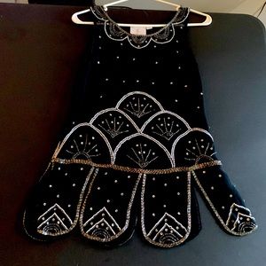 Elegant women’s evening flapper top